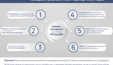 З ПРИВОДУ РЕЙТИНГОВОГО ІНТЕРНЕТ-ГОЛОСУВАННЯ ЗА КАНДИДАТІВ ДО СКЛАДУ РГК ПРИ ДБР